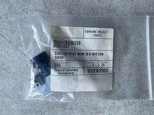 Multiplex 00804431 SPDT Momentary Switch 1" OEM Button Design Black