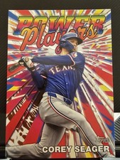 2025 Topps Series 1 Celebration COREY SEAGER Power Players RANGERS #PP-25