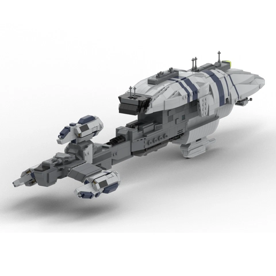 Custom MOC-164717 UCS The Recusant-class Light Destroyer Ship 1522 Parts - Image 2 of 4