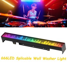 RGB 666 LED DMX Stage Wall Wash Light Bar Strobe Effect DJ Party Beam Light Bar