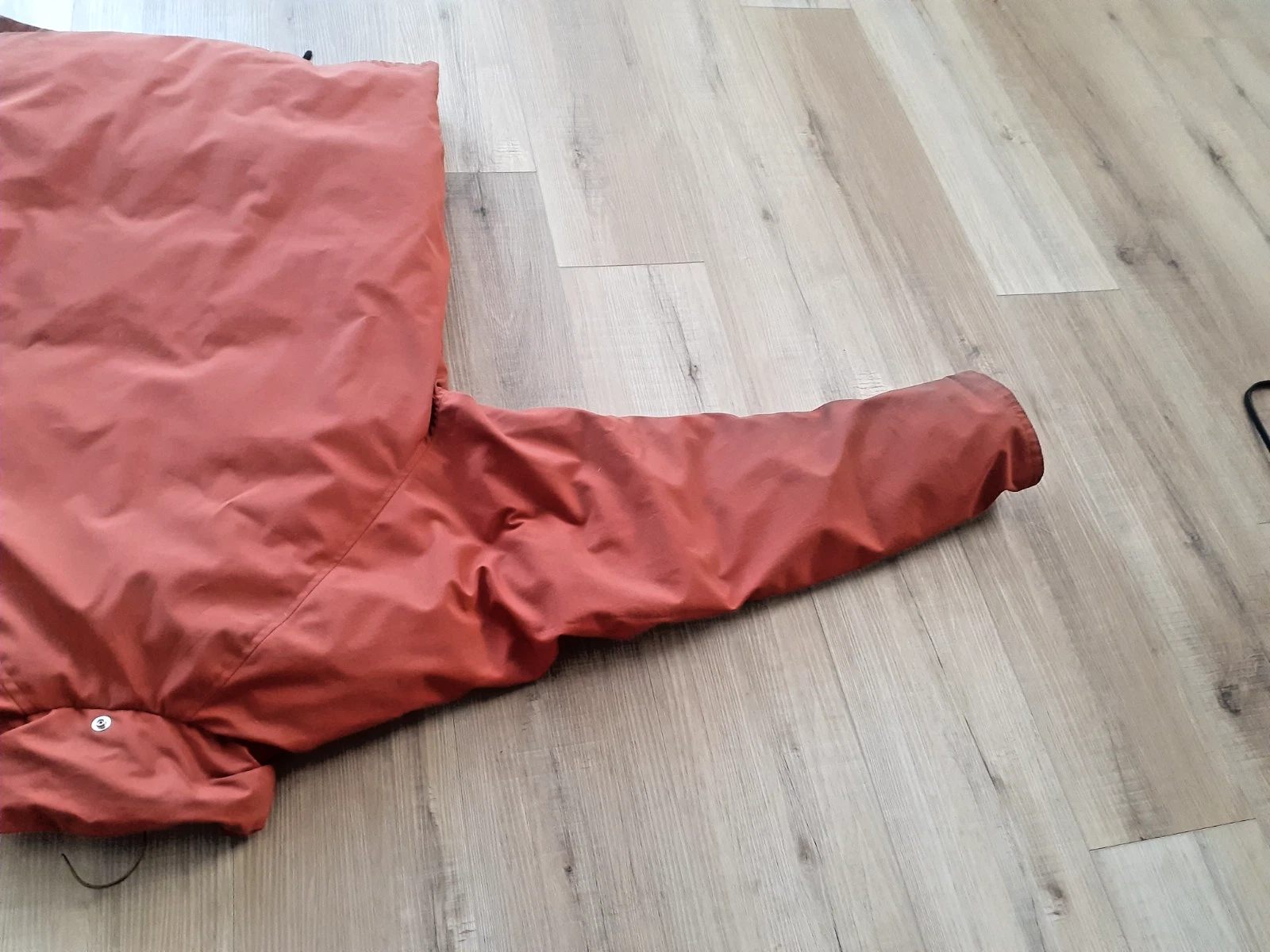 Vintage 1970s Large Frostline Kit Goose Down Parka Orange Color Good Condition image 4