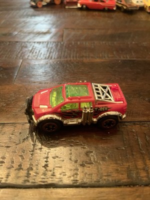 2018 ZURU Metal Machines T-Rex Attack 4x4 Red Pickup Truck Jeep Loose 1:64 Scale