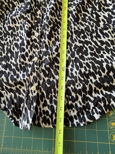 Maeve Anthropologie 3X Animal Print Button Down Blouse - Picture 12 of 12