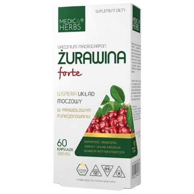 Medica Herbs Cranberry Extrakt forte 380mg 50% PAC Harnwege 60 Kapseln