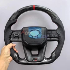 For Toyota Lexus Steering Wheel Carbon&Leather Suitable For most Toyota models