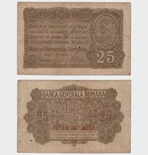 Romania - 1917 - 25 Bani -  F-   #CO8731