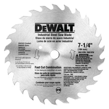DeWALT DW3329 7-1/4" 68T Steel FTG Circular Saw Blade