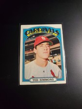 1972 Topps - Ted Simmons #154 Hall of Famer Cardinals Vintage Baseball Card