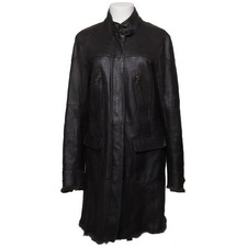 Inochi, Ledermantel, Damen, Größe: 40, Braun, Kaninchenpelz/Leder #NKc