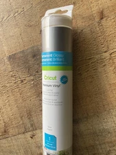 Cricut Premium Permanent Glossy SILVER Vinyl Explore  Machine Maker/ NEW 12x48