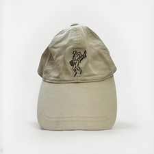 Rare Vintage Ashworth Golf Hat Adjustable Made In USA Beige One Size