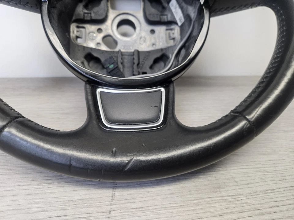 2015-2016 奥迪 A3 Quattro 高级皮革方向盘 8V0-419-091-BB-CJM — 第 4/4 张图片