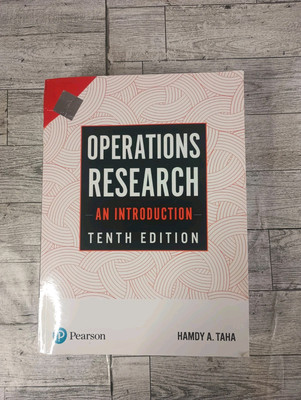 Operations Research : An Introduction By Taha 10th ED