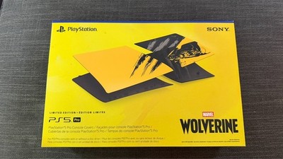 PlayStation 5 Pro Console Covers Wolverine Battle Yellow Limited Edition IN HAND