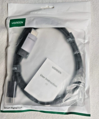 UGREEN HDMI Kabel 4K@30Hz DP zu HDMI, Displayport zu HDMI, Laptop, 2M
