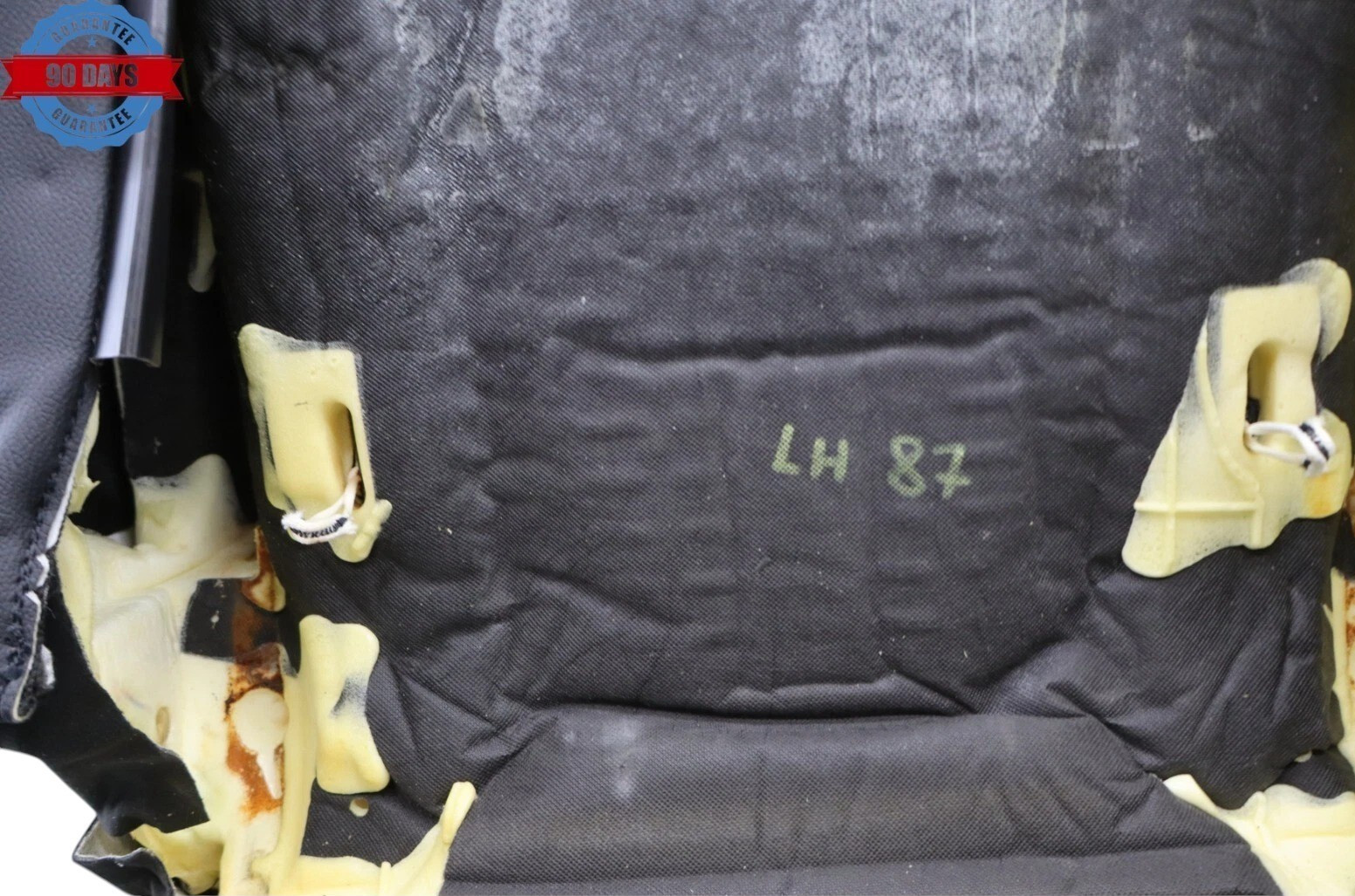 14-17 Maserati Ghibli Front Left Driver Side Upper Seat Cushion Cover Black Oem