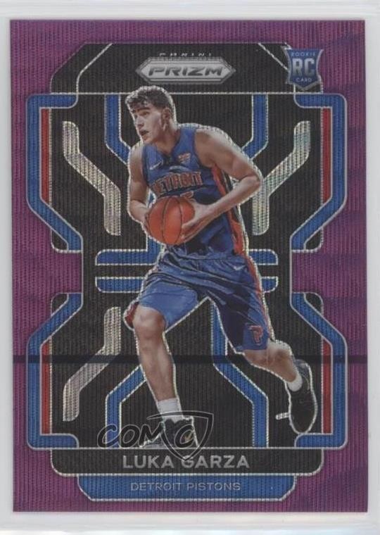 2021-22 Panini Prizm Purple Wave Prizm Luka Garza #303 Rookie RC s1i