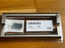 IKEA ORRNÄS 170 mm Griffe Edelstahl Küchengriffe (2 Stück)