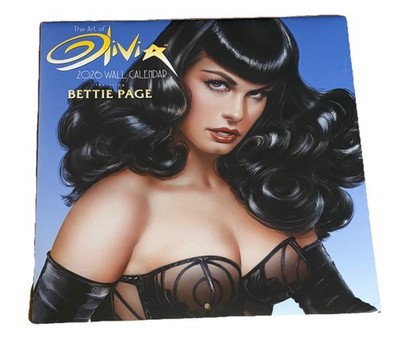 The Art of Olivia De Berardinis Bettie Page 2026 Wall Calendar