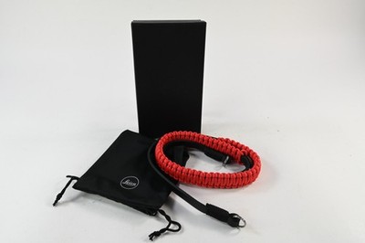 Leica 39'' Paracord Strap by COOPH (Black/Red 100cm) 18897 #G655