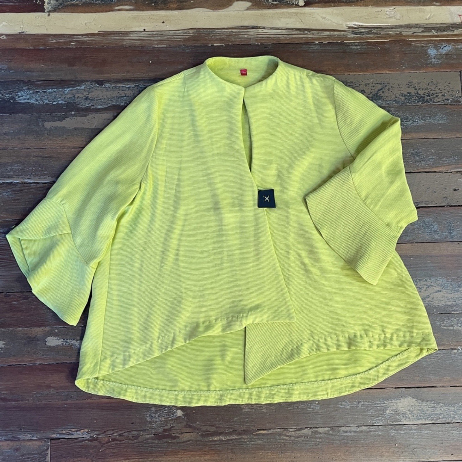 IC Collection Lime Ribbed Single Button Asymmetri… - image 10