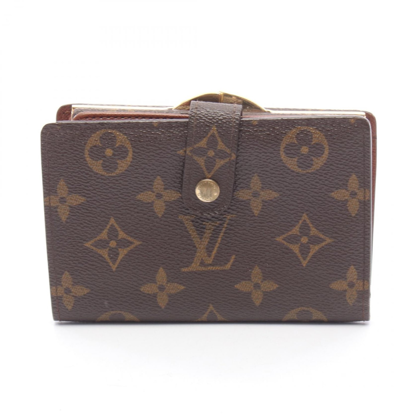 LOUIS VUITTON Porte-monnaie Viennois Bi-fold Wallet Purse M61663 Monogram Used