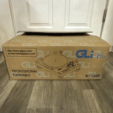 GLi Pro BD-1600 Belt Drive Professional Turntable  GLi GLX-2800 Fader System