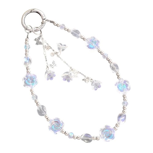Handmade Beaded Chain Mobile Phone Jewelry Pendant Drop-resistant Strap Antilost - 第 9/13 張圖片