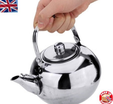 Stainless Steel Kettle Teapot with Infuser - Loose Leaf Tea & Coffee Maker Home