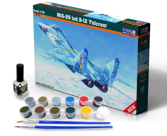 Mistercraft SD-20 - 1:72 MIG-29 Izd.9-12 Fulcrum Super Set - New