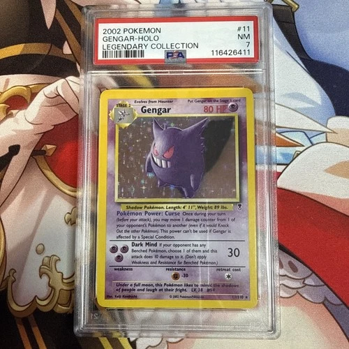 PSA 7 - Pokemon GENGAR 11/110 - LEGENDARY COLLECTION - HOLO FOIL Rare