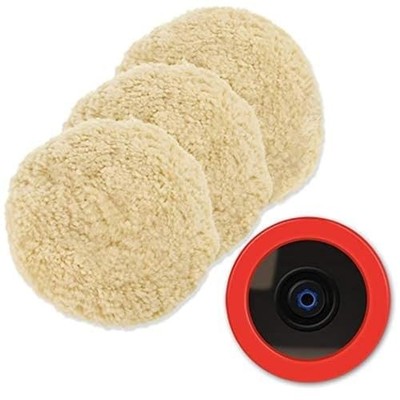 Wool Polishing Pads,  6''(150mm) 100% Natural Wool Buffing Pad 6inch (150mm)
