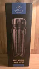 Zulay Fruit Infuser Water Bottle - 34oz - Leakproof With Full-Length Infusion...