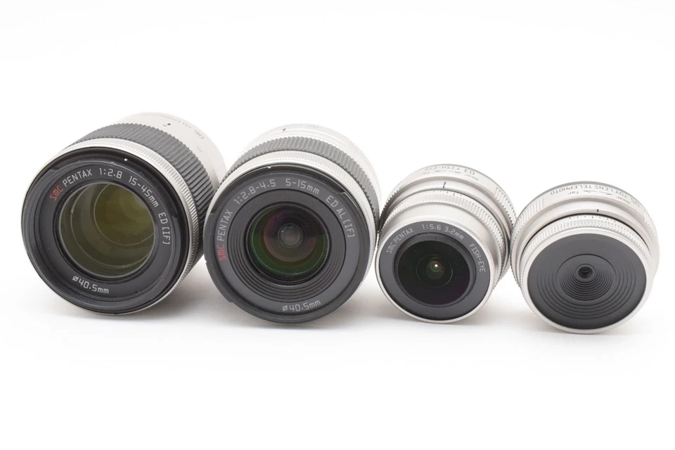 Pentax Q7 12.4 Mp Digital Kamera Silber Körper 4 Linse Set Exzellent Aus Japan - Bild 3 von 4