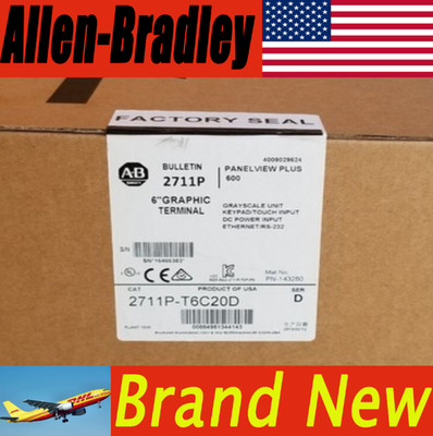 1PC NEW 2711P-T6C20D AB PANELVIEW PLUS AB 2711P T6C20D, FREE SHIPPING PLC 1PC US