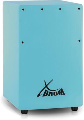 XDrum Kinder Cajon Trommelkiste Percussion Rhythmus Trommel Snare Effekt blau