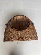 THE WICKER WAY / WICKER | PET CARRIER NATURAL GRID METAL DOOR