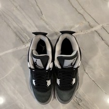 Jordan Air Jordan 4 Retro Fear 2024 Black Whi...