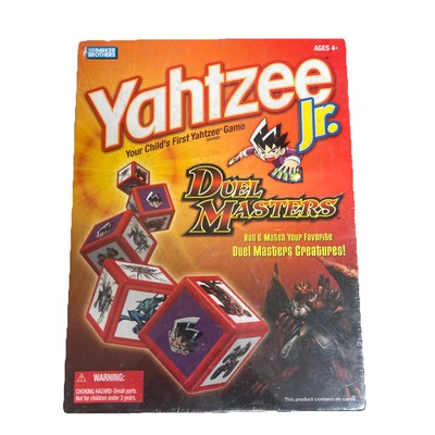 Yahtzee Jr. Duel Masters Wizards of the Coast Parker Brothers Hasbro Game NEW