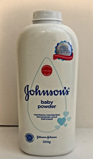 Johnson's Baby Powder with Talc - New old stock - 500g. Collectible Sealed
