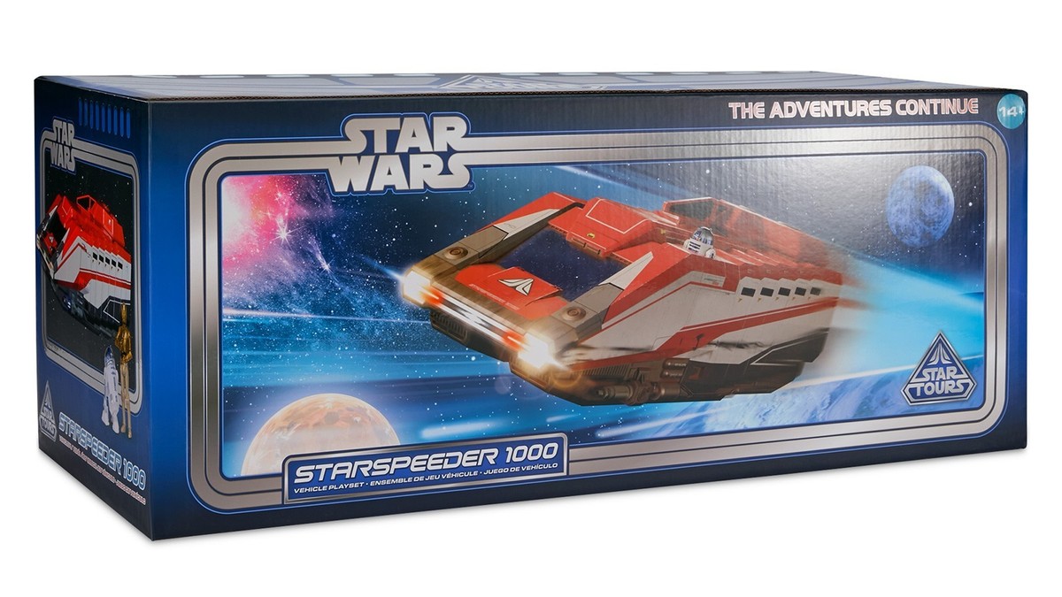Star Wars Star Tours StarSpeeder 1000 Vehicle Set Disney Exclusive