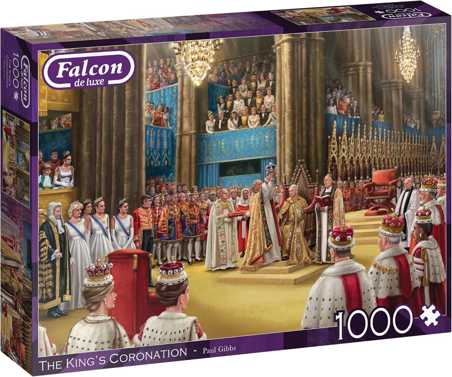 Jumbo, Falcon de luxe - The King's Coronation, Jigsaw Puzzle for Adults, 1,000 piece - Image 2