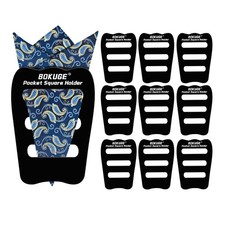 Pocket Square HolderKeeps Pocket Squares for Men in Place Fashionable Suit Ac...
