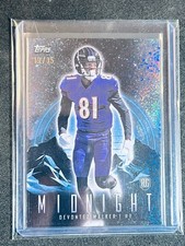 2024 Topps Midnight Devontez Walker Winter Solstice RC SSP #/35 Case Hit Ravens