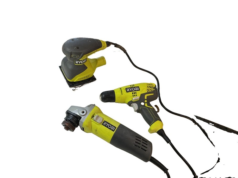 Ryobi Lot Of 3  AG4031G, D431,S652DG ELECTRIC 110V ✋🏻🛑FOR PARTS🛑