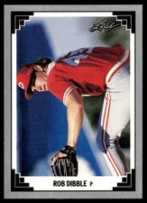 1991 Leaf Rob Dibble Cincinnati Reds #282