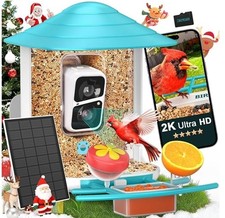 Birdsnap Smart Bird Feeder w 2K Camera and AI Bird Identifier New Sealed in Box