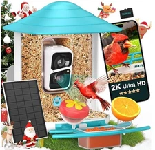 Birdsnap Smart Bird Feeder w 2K Camera and AI Bird Identifier New Sealed in Box
