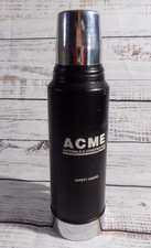 Vintage Aladdin Stanley Black Hot or Cold Thermos A-944DH 1QT USA Made ACME