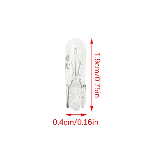 20Pcs Halogen T5 W2W Bulb 12V Car Instrument Lights Dashboard Bulb Auto LigZK